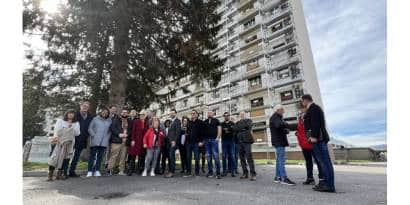 RTE dauphiné réhabilitation thermique résidence le chopin à saint martin d'Héres